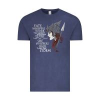 Vintage Denim fate whispers to her you cannot withstand the storm t shirt Vintage Tee - linhVisuals