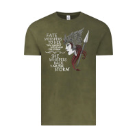 Vintage Olive fate whispers to her you cannot withstand the storm t shirt Vintage Tee - linhVisuals