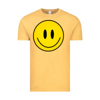 Vintage Mustard retro happy vibe smiley face happy face graphic sweatshirt Vintage Tee - linhVisuals