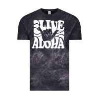 Cloud Black vintage live aloha state hawaiian islands shaka hawaii maui pullover h Vintage Tee - linhVisuals