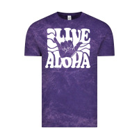 Cloud Purple vintage live aloha state hawaiian islands shaka hawaii maui pullover h Vintage Tee - linhVisuals