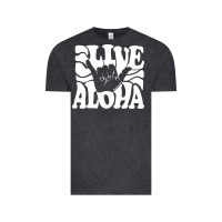 Vintage Black vintage live aloha state hawaiian islands shaka hawaii maui pullover h Vintage Tee - linhVisuals