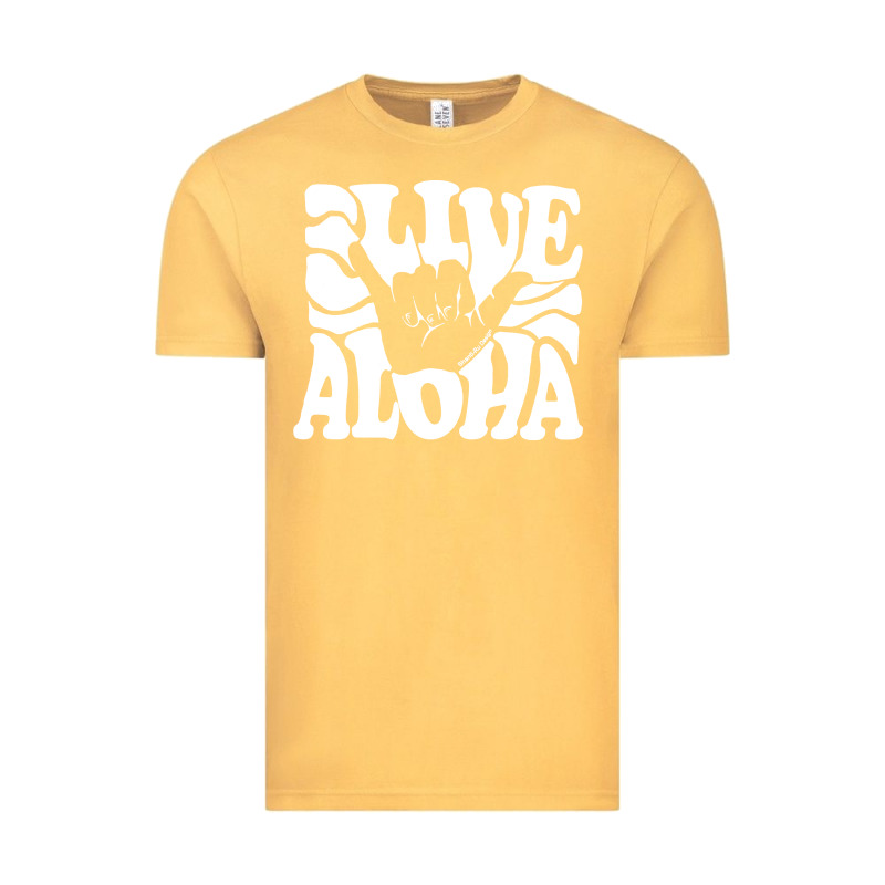 Vintage Live Aloha State Hawaiian Islands Shaka Hawaii Maui Pullover H Vintage Tee by linhVisuals | Teevron