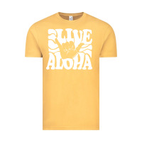 Vintage Mustard vintage live aloha state hawaiian islands shaka hawaii maui pullover h Vintage Tee - linhVisuals
