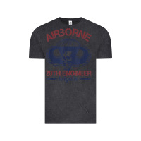 Vintage Black the engineers of 20th brigade t shirt Vintage Tee - linhVisuals