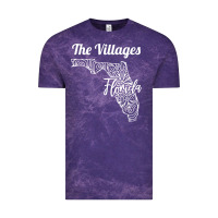 Cloud Purple the villages fl   florida city mandala t shirt Vintage Tee - linhVisuals