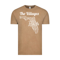 Vintage Coffee the villages fl   florida city mandala t shirt Vintage Tee - linhVisuals