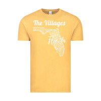 Vintage Mustard the villages fl   florida city mandala t shirt Vintage Tee - linhVisuals