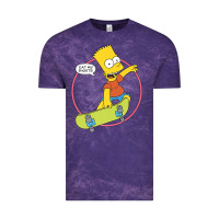 Cloud Purple the simpsons bart simpson eat my shorts premium t shirt Vintage Tee - linhVisuals