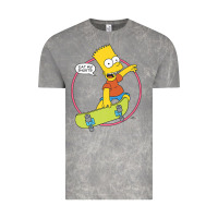 Cloud Rock the simpsons bart simpson eat my shorts premium t shirt Vintage Tee - linhVisuals