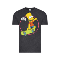 Vintage Black the simpsons bart simpson eat my shorts premium t shirt Vintage Tee - linhVisuals