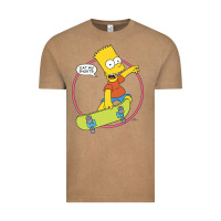 Vintage Coffee the simpsons bart simpson eat my shorts premium t shirt Vintage Tee - linhVisuals