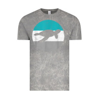 Cloud Rock sea turtle retro gift for men or boys t shirt Vintage Tee - linhVisuals