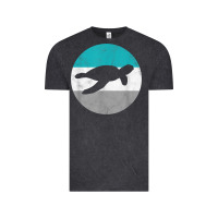 Vintage Black sea turtle retro gift for men or boys t shirt Vintage Tee - linhVisuals