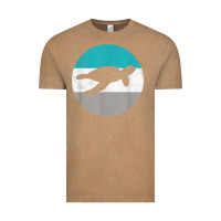 Vintage Coffee sea turtle retro gift for men or boys t shirt Vintage Tee - linhVisuals