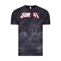 Cloud Black Artwork SUM41 Vintage Tee - linhVisuals