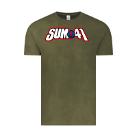 Vintage Olive Artwork SUM41 Vintage Tee - linhVisuals