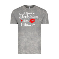 Cloud Rock i kissed an electrician and i liked it for girlfriend wife pullover ho Vintage Tee - linhVisuals