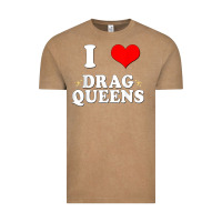 Vintage Coffee i love drag queens  i heart drag queens t shirt Vintage Tee - linhVisuals