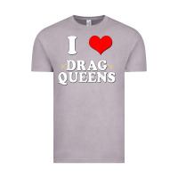 Vintage Zinc i love drag queens  i heart drag queens t shirt Vintage Tee - linhVisuals