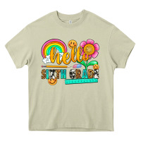 Mossy hello sixth grade Heavy Core Tee - NancyCooperArtShop