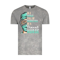 Cloud Rock in a world full of princesses be a nurse funny travel nurse t shirt Vintage Tee - linhVisuals