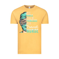 Vintage Mustard in a world full of princesses be a nurse funny travel nurse t shirt Vintage Tee - linhVisuals