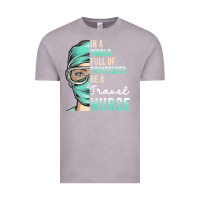 Vintage Zinc in a world full of princesses be a nurse funny travel nurse t shirt Vintage Tee - linhVisuals