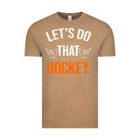 Vintage Coffee Lets Do That Hockey Vintage Tee - linhVisuals