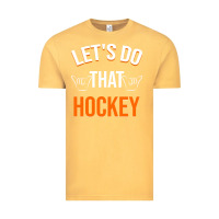 Vintage Mustard Lets Do That Hockey Vintage Tee - linhVisuals