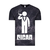 Cloud Black cigar smoker Vintage Tee - linhVisuals