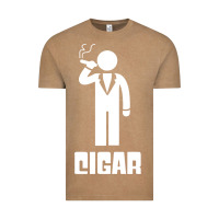 Vintage Coffee cigar smoker Vintage Tee - linhVisuals
