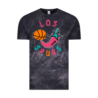 Cloud Black Los Spurs Vintage Tee - linhVisuals