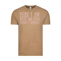 Vintage Coffee here i am what are your other 2 wishes Vintage Tee - linhVisuals