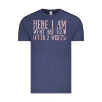 Vintage Denim here i am what are your other 2 wishes Vintage Tee - linhVisuals
