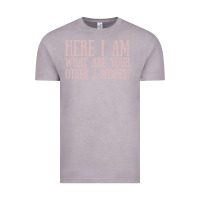 Vintage Zinc here i am what are your other 2 wishes Vintage Tee - linhVisuals