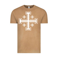 Vintage Camel crusader cross of jerusalem knights templa Vintage Tee - linhVisuals