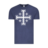Crusader Cross Of Jerusalem Knights Templa Vintage Tee | Teevron