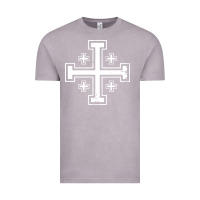 Vintage Zinc crusader cross of jerusalem knights templa Vintage Tee - linhVisuals