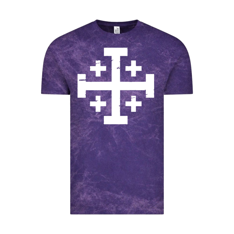 Crusader Cross Of Jerusalem Vintage Tee by linhVisuals | Teevron