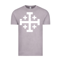 Vintage Zinc crusader cross of jerusalem Vintage Tee - linhVisuals
