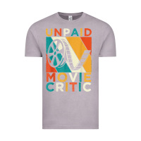 Vintage Zinc unpaid movie critic shirt film cinema motion picture fan t shirt Vintage Tee - linhVisuals