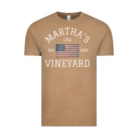 Vintage Coffee martha's vineyard massachusetts american flag usa vintage pullover hoo Vintage Tee - linhVisuals
