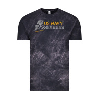 Cloud Black us navy seabees we build, we fight us navy sweatshirt Vintage Tee - linhVisuals