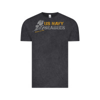 Vintage Black us navy seabees we build, we fight us navy sweatshirt Vintage Tee - linhVisuals