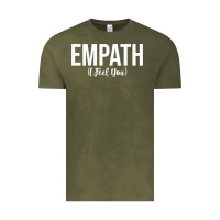 Vintage Olive empath i feel you gift for empathetic person empathy pullover hoodie Vintage Tee - linhVisuals