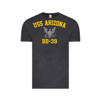 Vintage Black uss arizona bb 39 battleship t shirt Vintage Tee - linhVisuals