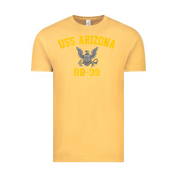 Vintage Mustard uss arizona bb 39 battleship t shirt Vintage Tee - linhVisuals