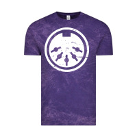 Cloud Purple distressed midi plug synthesizer Vintage Tee - linhVisuals