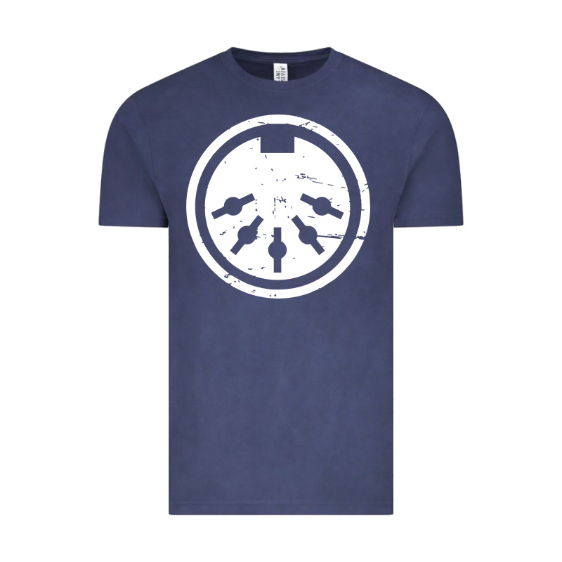 Distressed Midi Plug Synthesizer Vintage Tee by linhVisuals | Teevron